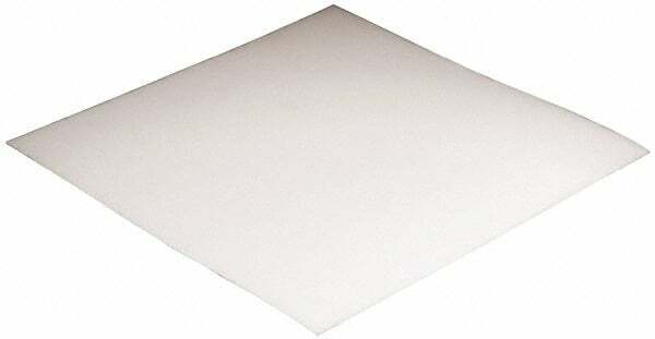 Value Collection 48' x 24" x 1/8" Translucent White Polypropylene Sheet