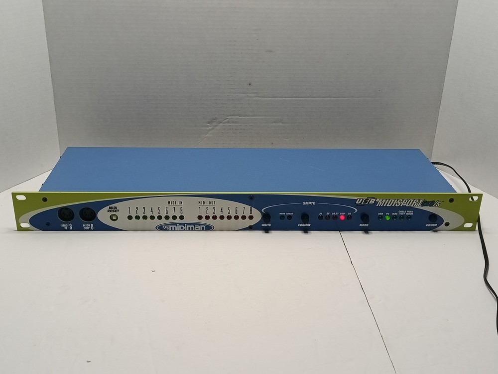 Midiman M-Audio / USB MIDISPORT8X8/S Rack Mount Midi Interface
