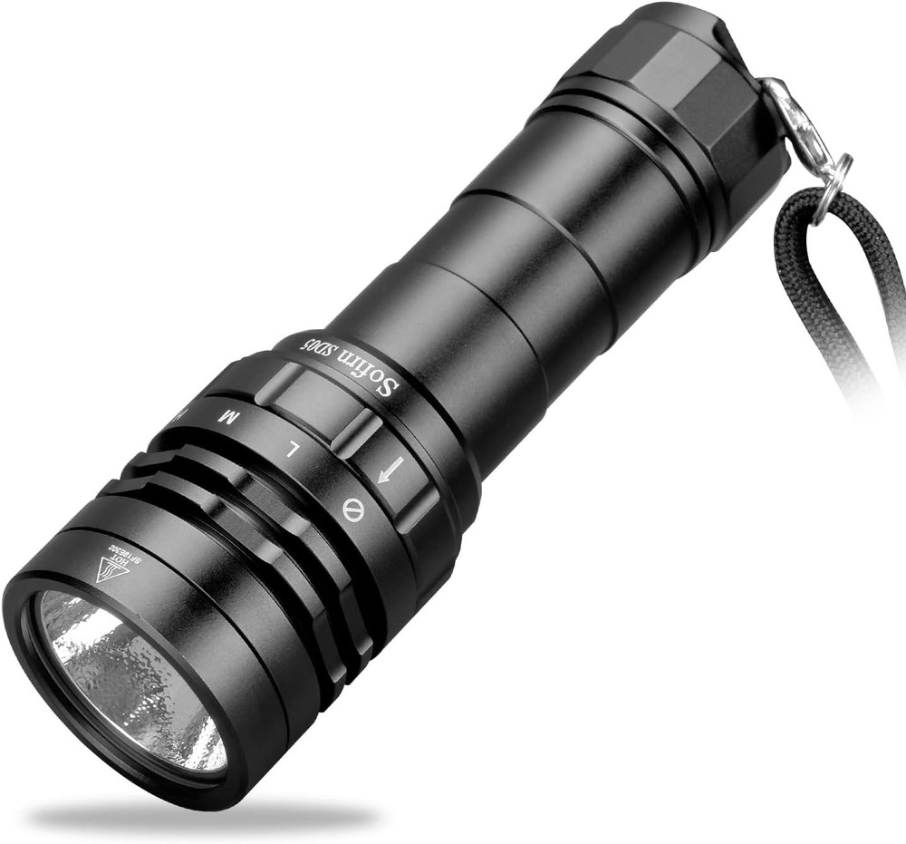 Sofirn SD05 3000 Lumen Dive Light Powerful Scuba Diving Flashlight waterproof