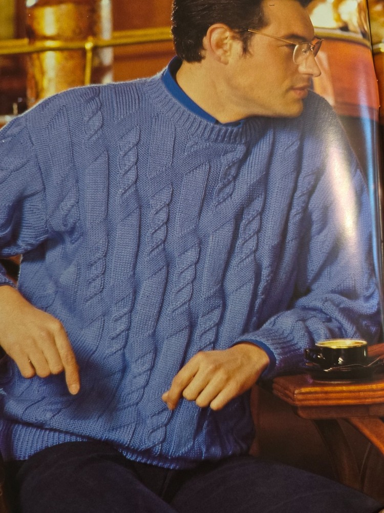 Phildar Knitting Pattern Magazine - Men - 18 Patterns