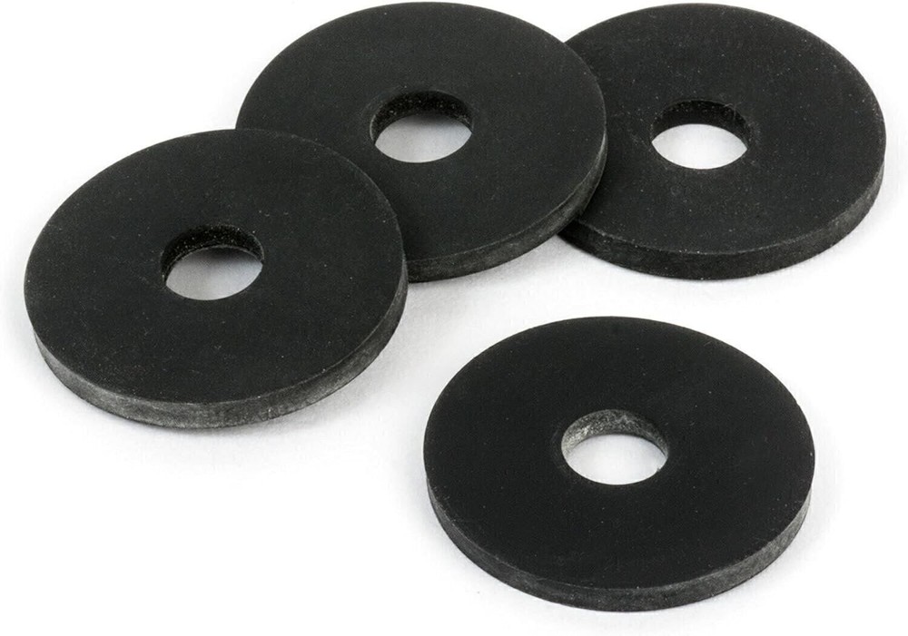 StewMac Guitar Strap Stoppers Strap Lock in Black - 4 Pack