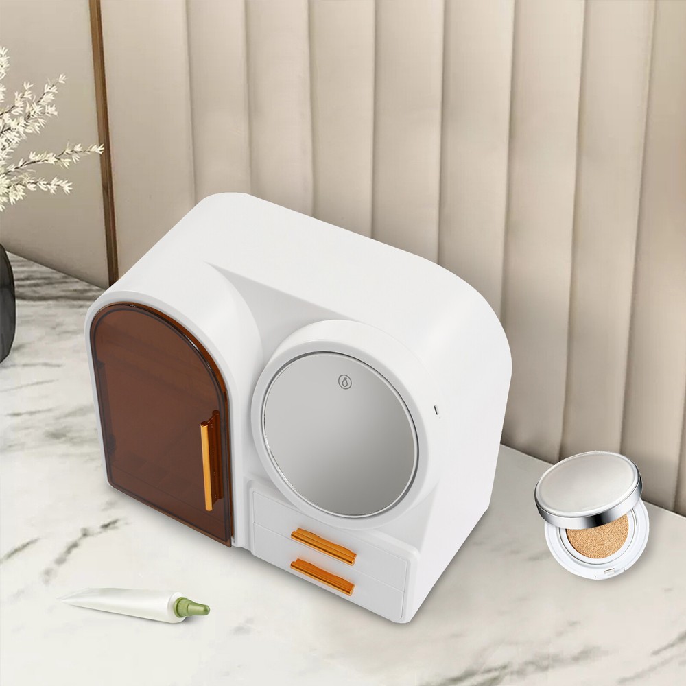 Combined Cosmetic Large Capacity Storage Box Multi Function With USB LED Light