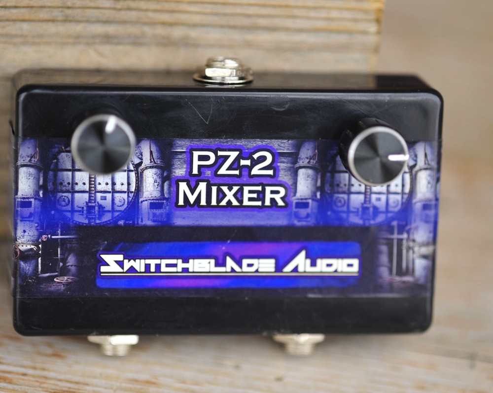 2-Channel Passive Mixer PZ-2 - Compact Switchblade Audio