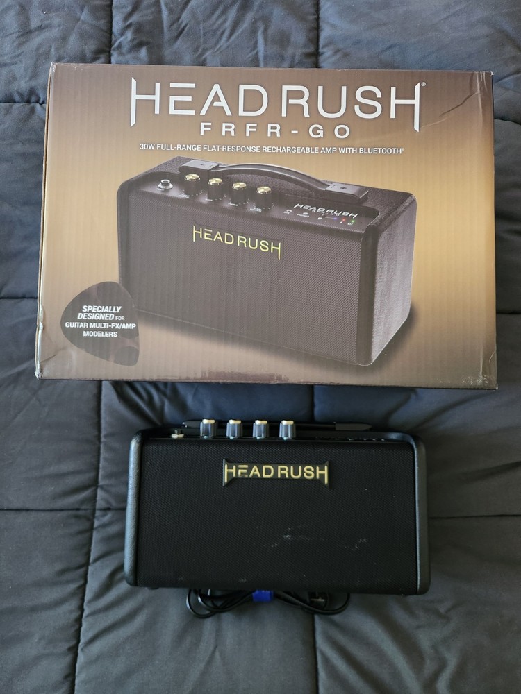 HeadRush FRFR Go 30W Full-Range Flat-Response Rechargeable Amp with Bluetooth