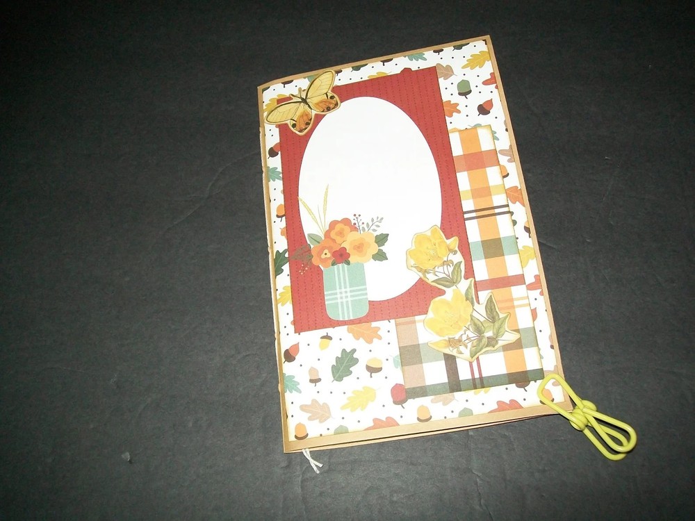 Handmade Fall Junk Journal Gratitude Holiday Blank Journal Fall Planner