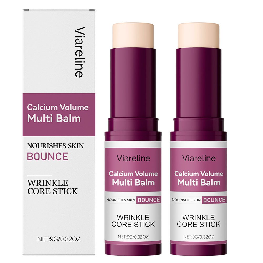 2Pack Calcium Volume Multi Balm, Wrinkle Core Stick, Anti-aging, Hydrating Firm