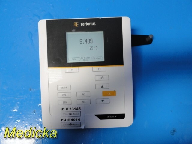 Sartorius PhBasic+ Benchtop Ph Meter W/ Arm Mount ~ 33145