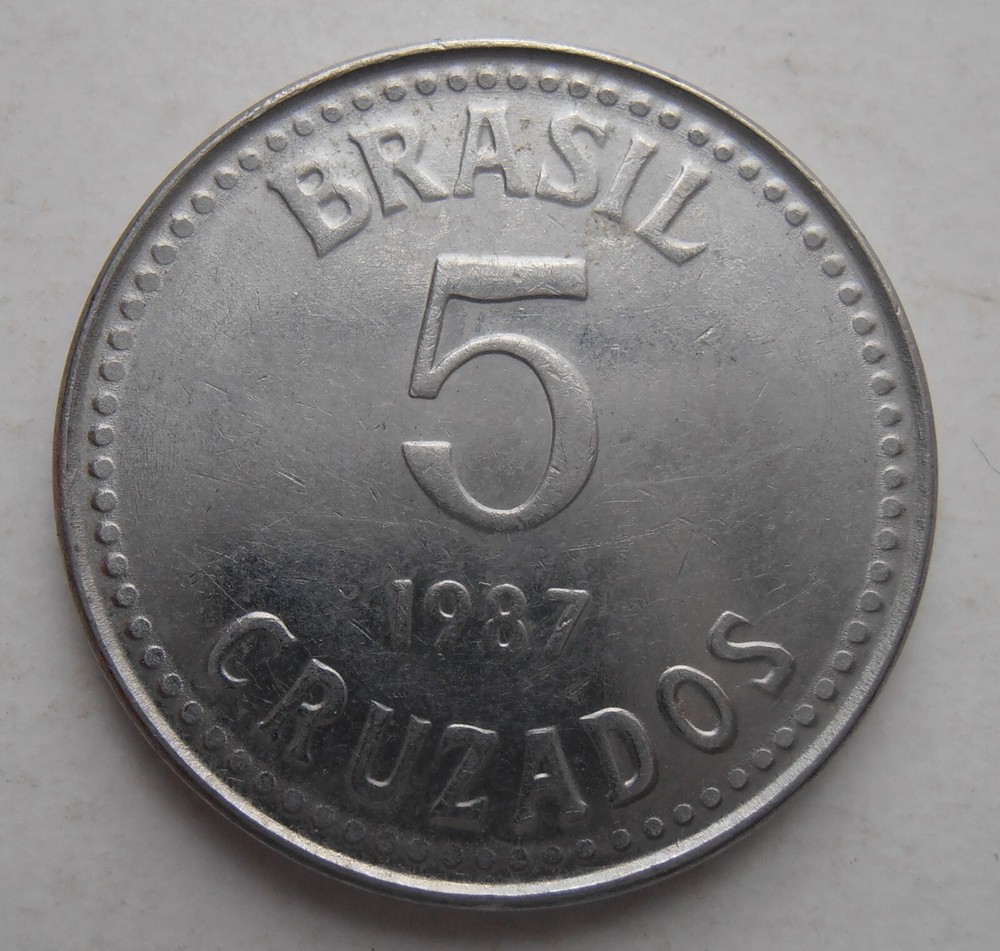 BRAZIL 5 CRUZADOS 1987