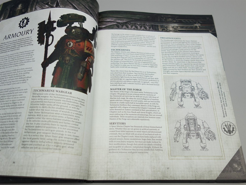 Warhammer 40k Codex Army Book - Space Marines 9th Edition (oop Hardback )