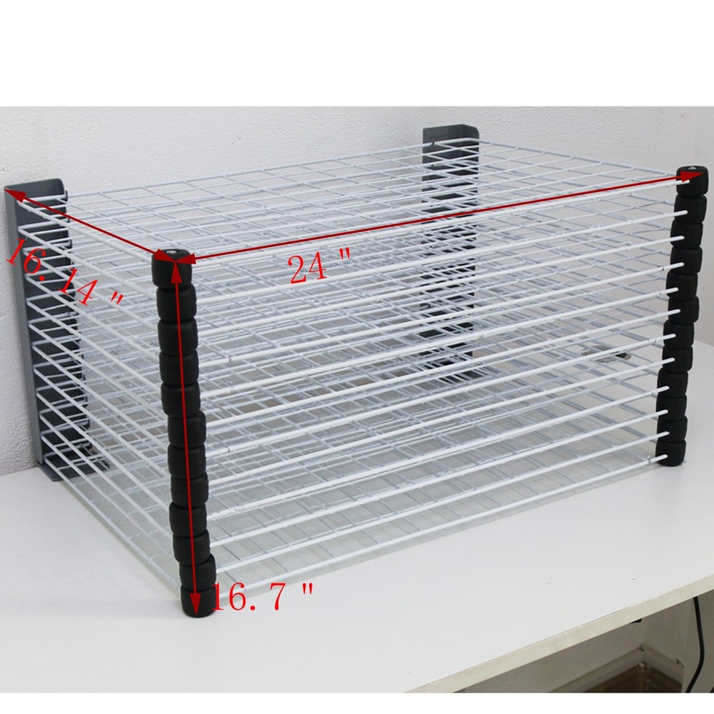 12 Layers Table Fixed and Spread Type Tiled Drying Rack Adjustable Drying Frame