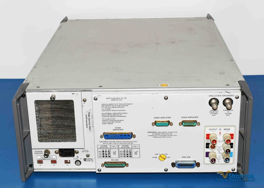 Fluke 5700A Multifunction Calibrator NIST Traceable Calibrated