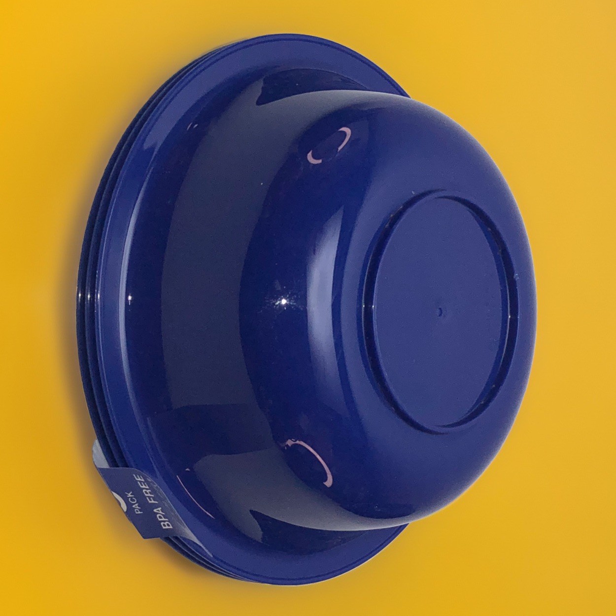 6-Pack Sturdy Blue Cereal Bowls 6.5" Wide BPA-FREE Plastic FAST FREE SHIPPING