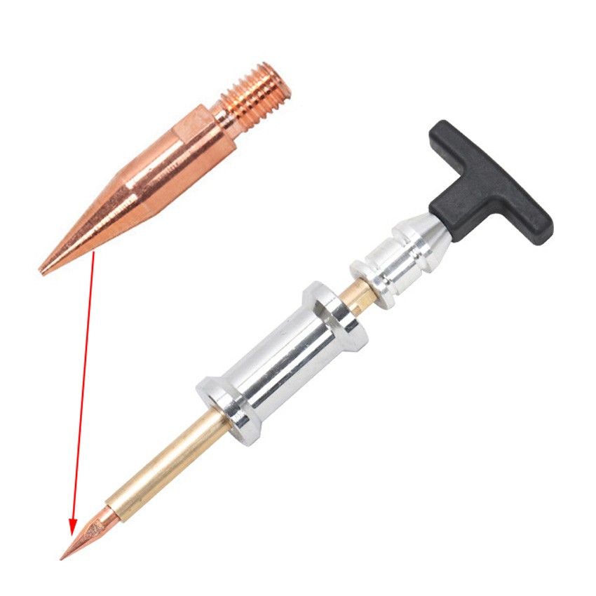2 Pcs Repair Car Dent Puller Quick Metal Spot Electrodes Welding Pull Auto