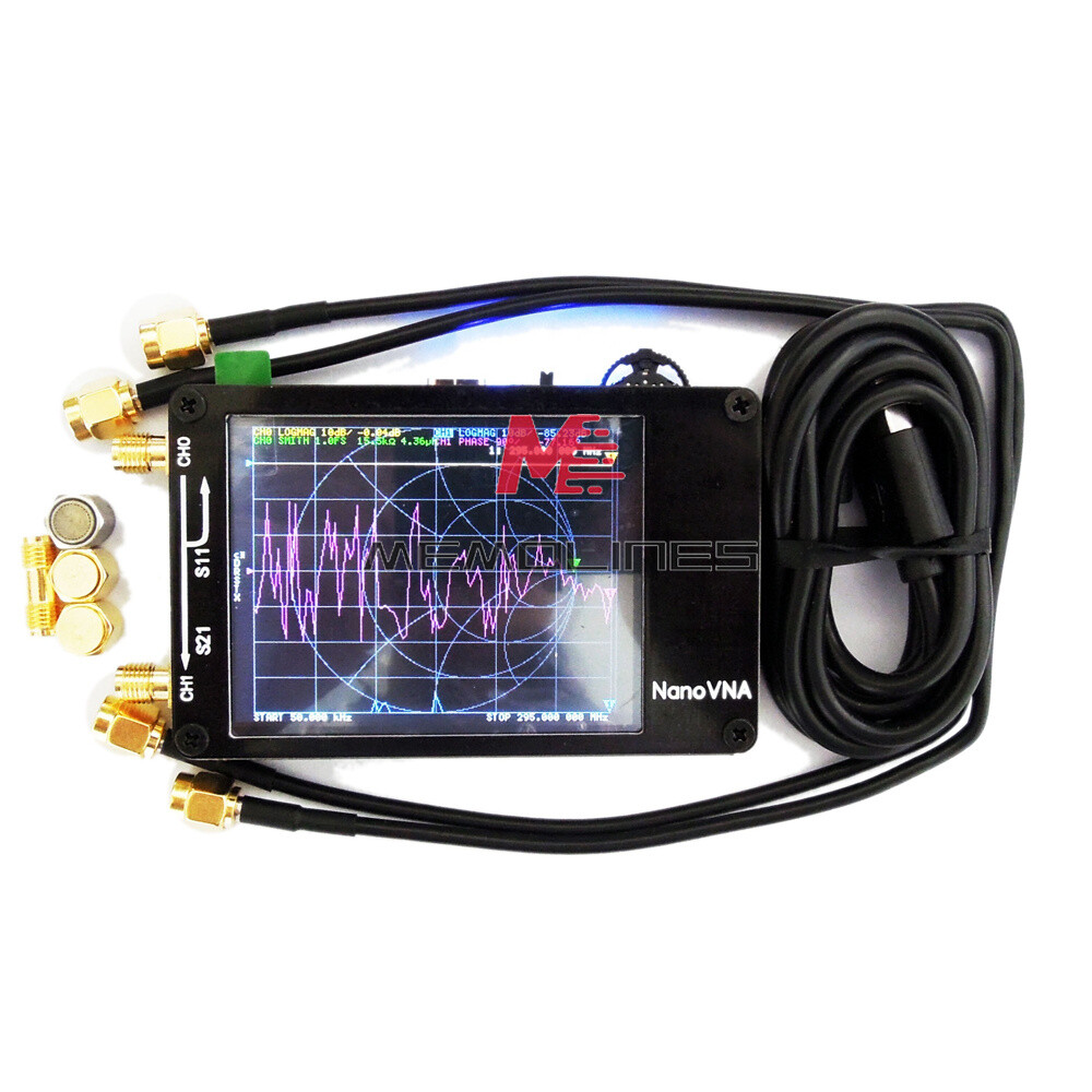 NanoVNA Vector Network Analyzer 2.8" HF VHF UHF Antenna Analyzer 50KHz-900MHz