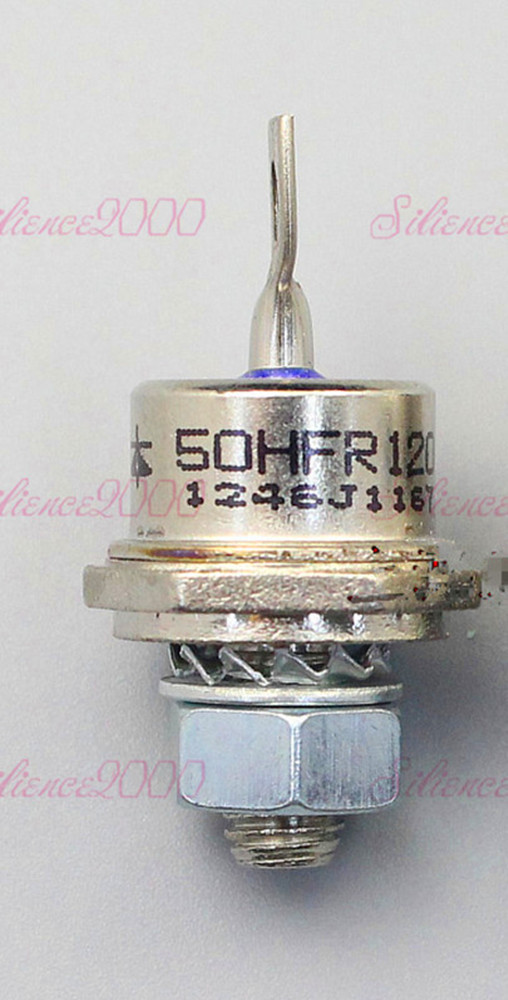 1Pc 100/85/50A 1200V Positive Cathode/Negative Anode Stud Mount Diode Rectifier