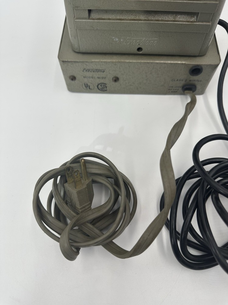 Vintage Executone Model M192 Office Intercom Speakers Bell System UNTESTED