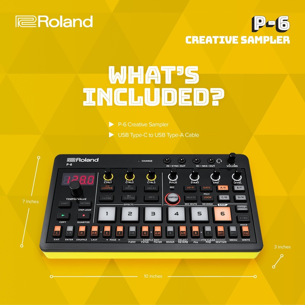 Roland P‑6 AIRA Compact Creative Sampler