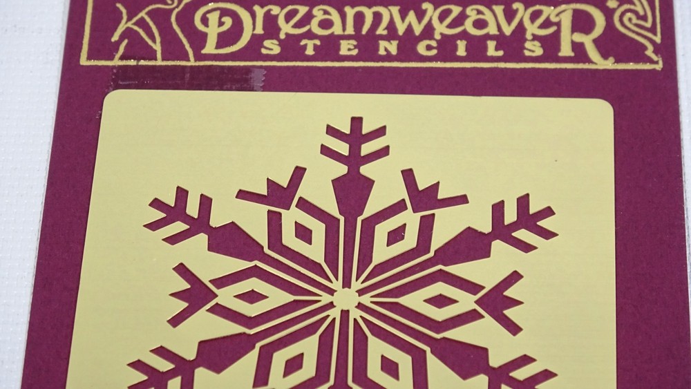 Snowflake - Dreamweaver Embossing Stencil Template LL399 - 2002