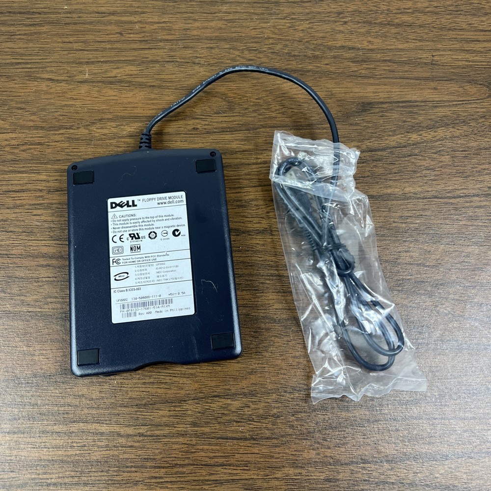 Dell Floppy Drive Module UF0002 External USB 3.5"