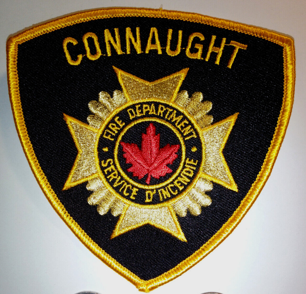 Connaught Fire Department Patch Badge Crest