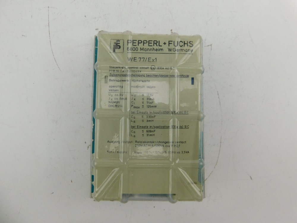 Pepperl+Fuchs WE77/Ex1 Isolation Amplifier