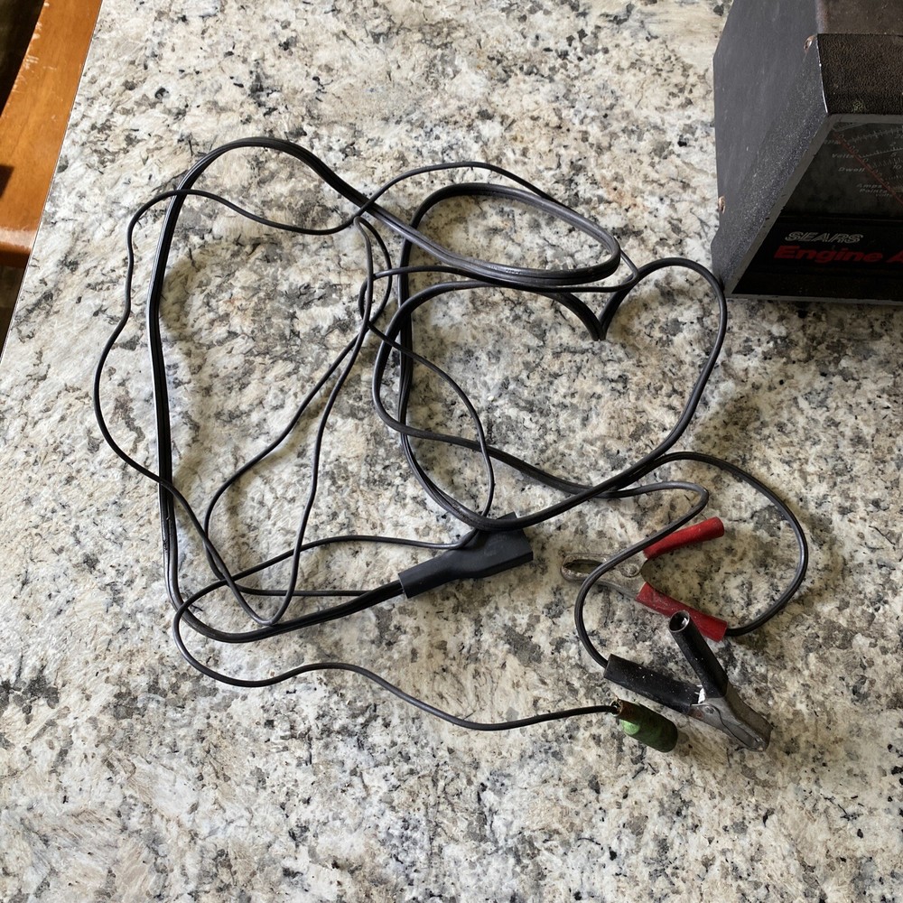 Sears Engine Analyzer Solid State Electronic Model 161.214230 With 5 Accessories