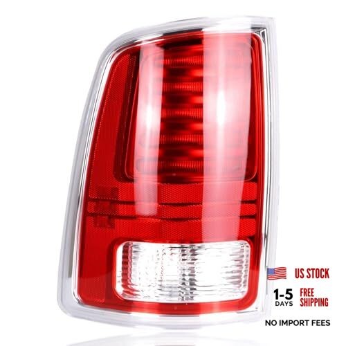 LED Tail Light Assembly Compatible with 2013-2018 Dodge Ram Driver Side
