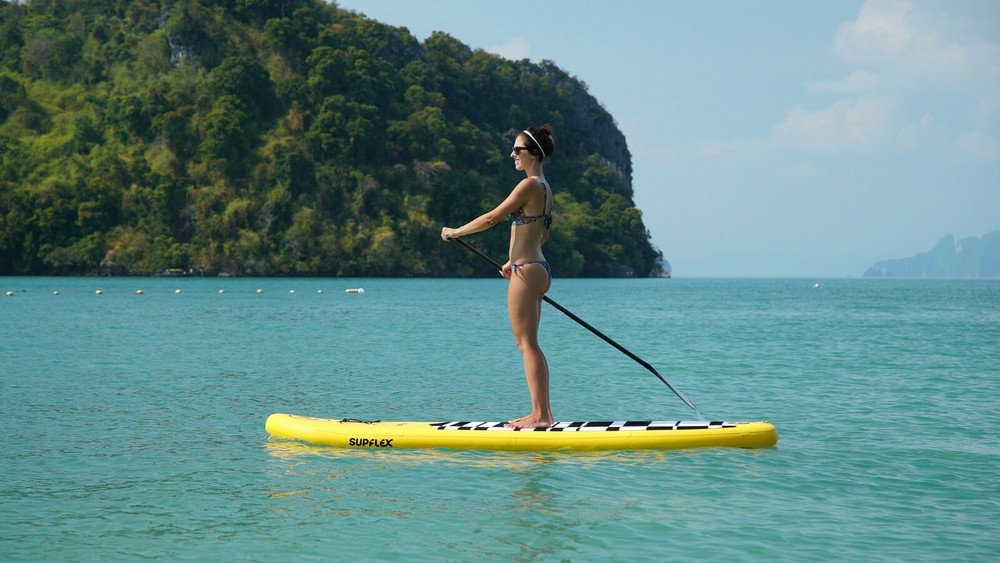 Supflex paddle Board Backpack Paddle leash Pump 10 foot for all for fun
