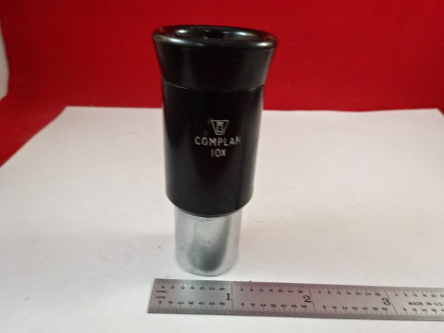 MICROSCOPE PART EYEPIECE OCULAR COMPLAN 10X OPTICS AS IS B#IL-2-38