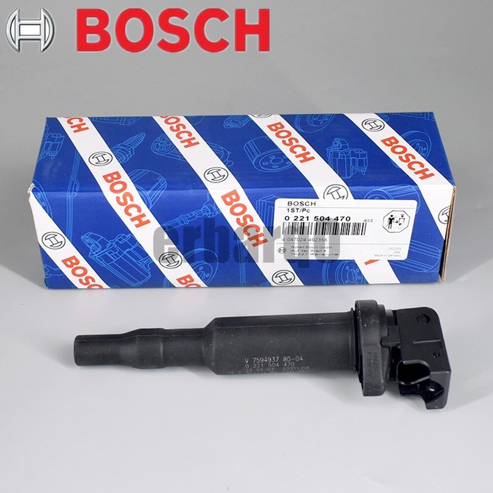6x OEM BOSCH Ignition Coil Set W/ Connector Boot For BMW 5 6 7 x5 x6 0221504470