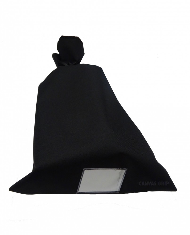 CANVAS GRIP 12' X 20' Black Solid - Overhead