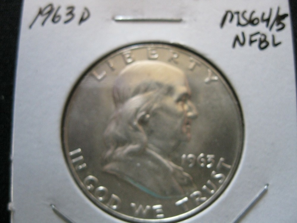 1963 D Franklin Half Dollar GEM BU!