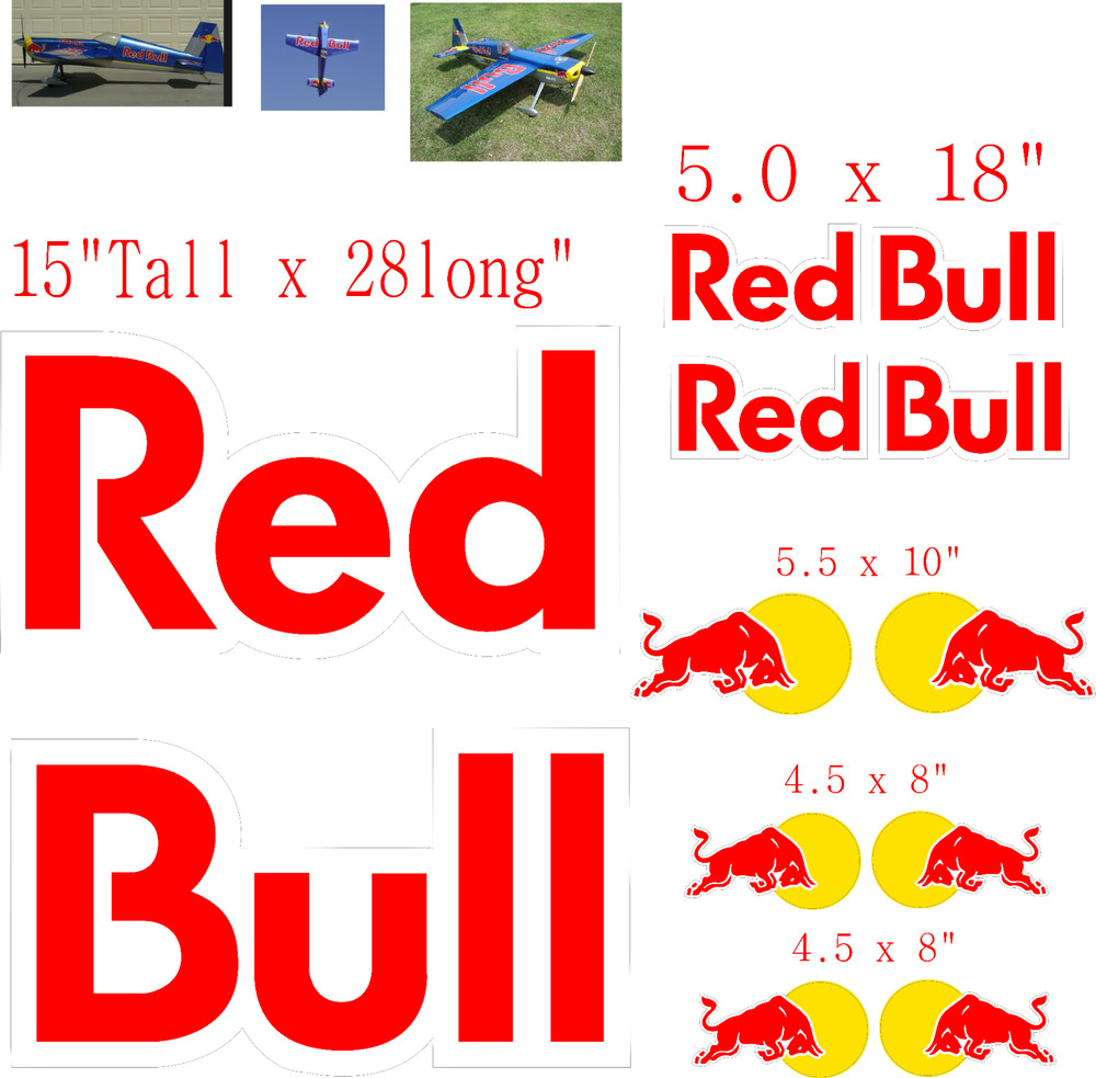 REDBULL RC PLANE GRAPHICS