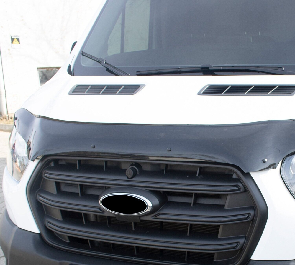 Hood Deflector Guard | Front Bug Shield Compatible for Ford Transit 2019-2024