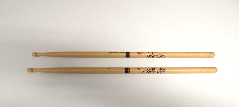 KISS Peter Criss Signed Autograph Drumsticks Pro Mark Limited Edition