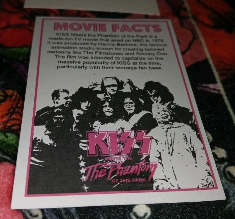 KISS CARDS PLUS STARCHILD STICKER PHANTOM HALLOWEEN