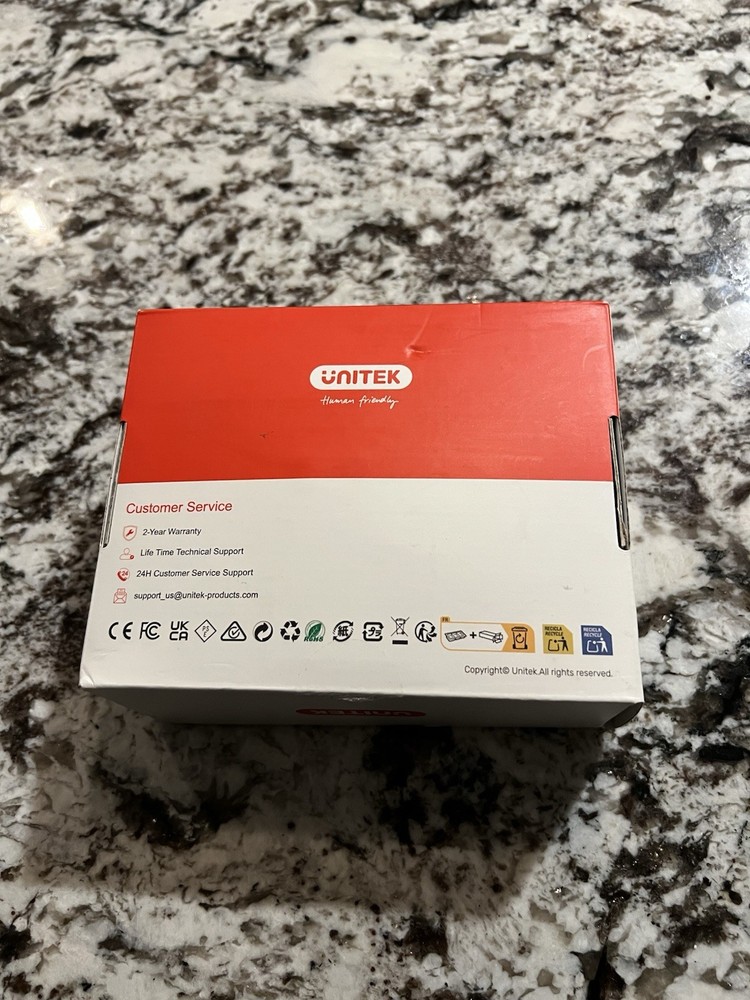 Unitek KVM Switch 2 Monitors 2 Computers 4K@60Hz