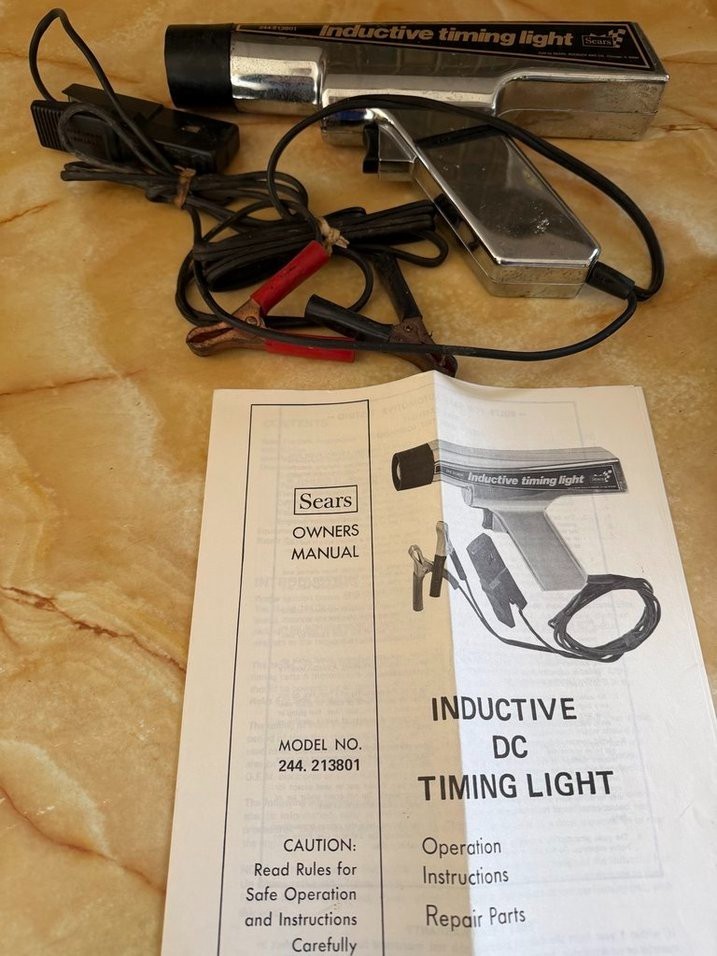 Sears Engine Analyzer 12 Volt Model 161 2161 & timing light 244 213801 Untested