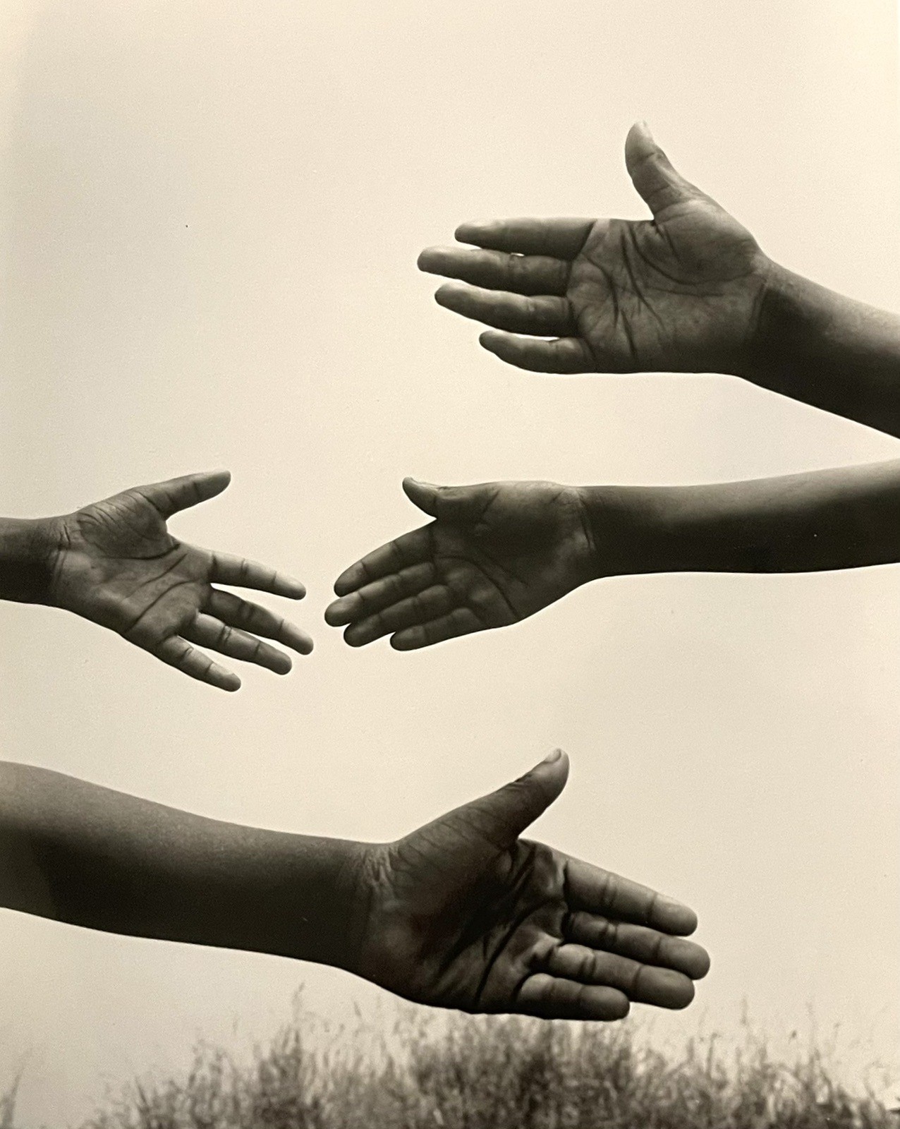 Keith Carter 1991 Silver Gelatin 8 X 10”Photograph titled Hands