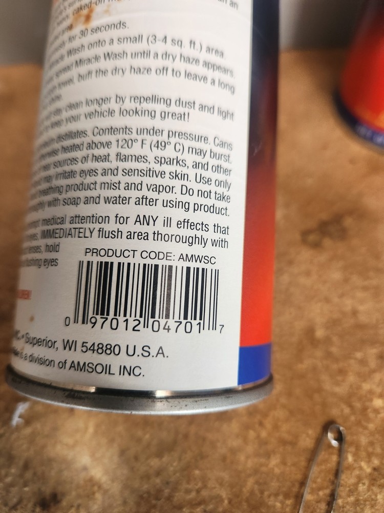 Amsoil Miracle Wash