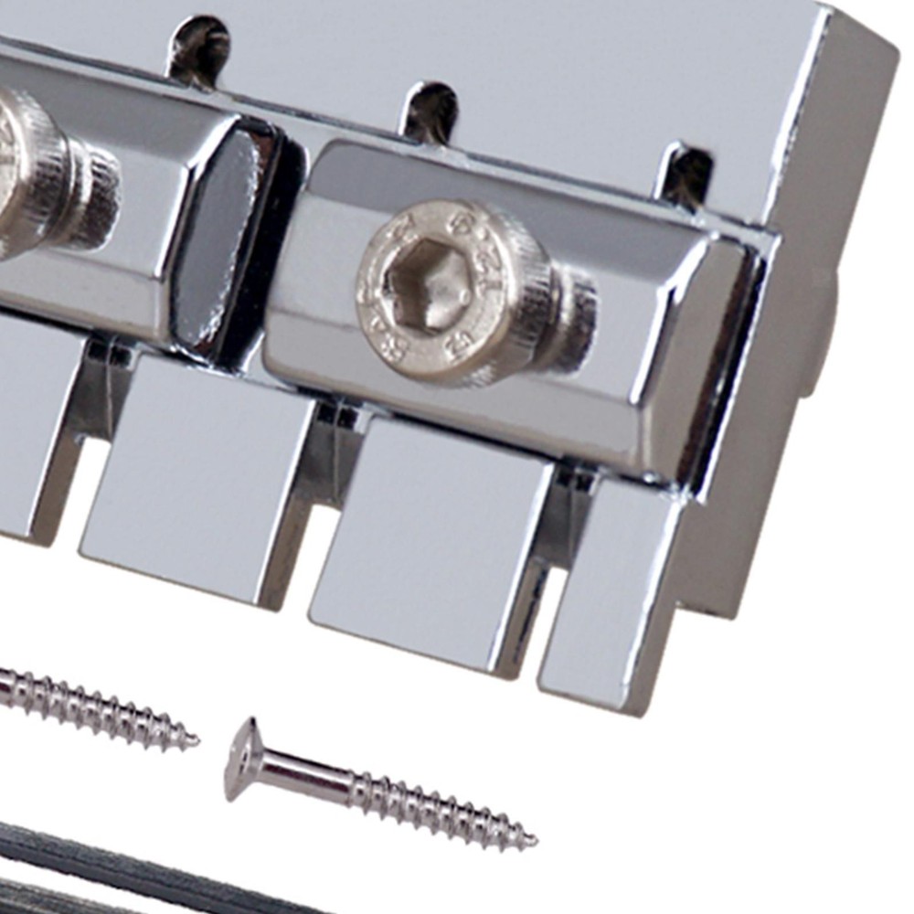 4 String Headless Guitar Locking Nut Replacement Spare Parts DIY Compact Sturdy