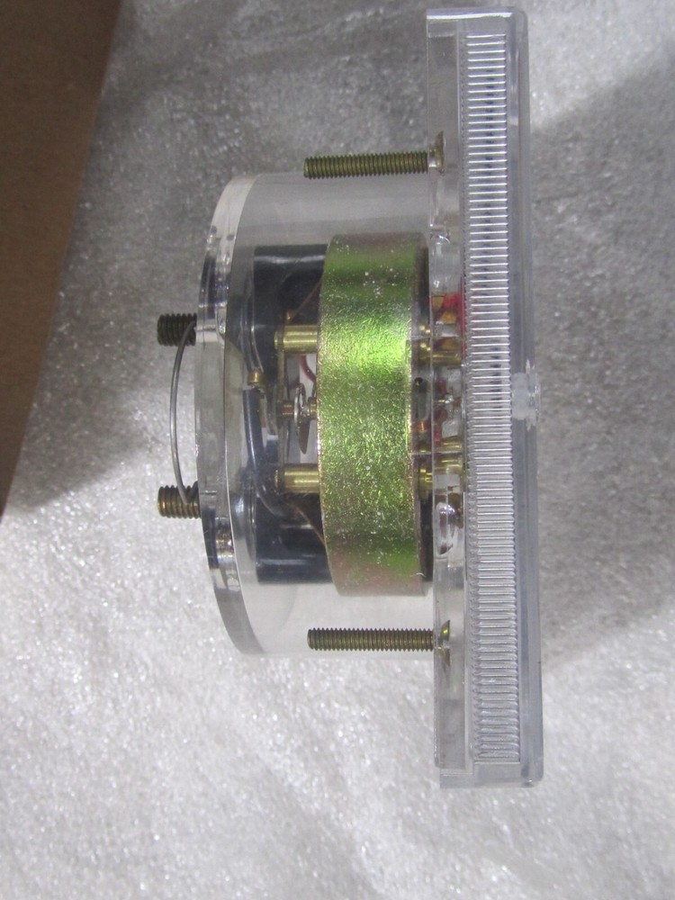 NEW Hoyt 2035 3.5" Rectangular 0-100 DC Amperes Panel Mount Ammeter