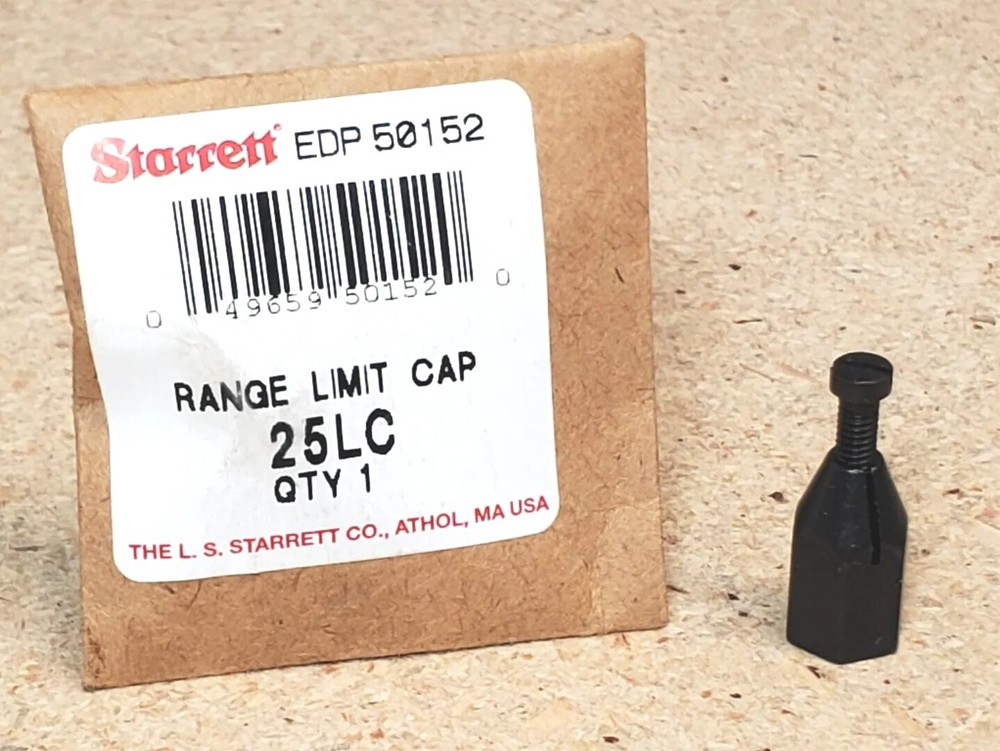 Starrett No. 25LC range limit cap - Made In U.S.A.