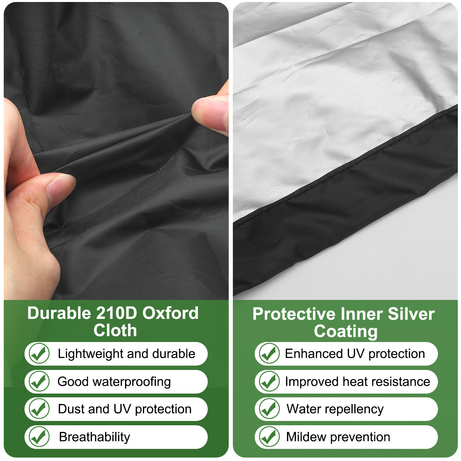 BBQ Gas Grill Cover Waterproof Barbecue Cover Outdoor Heavy Duty UV Protection