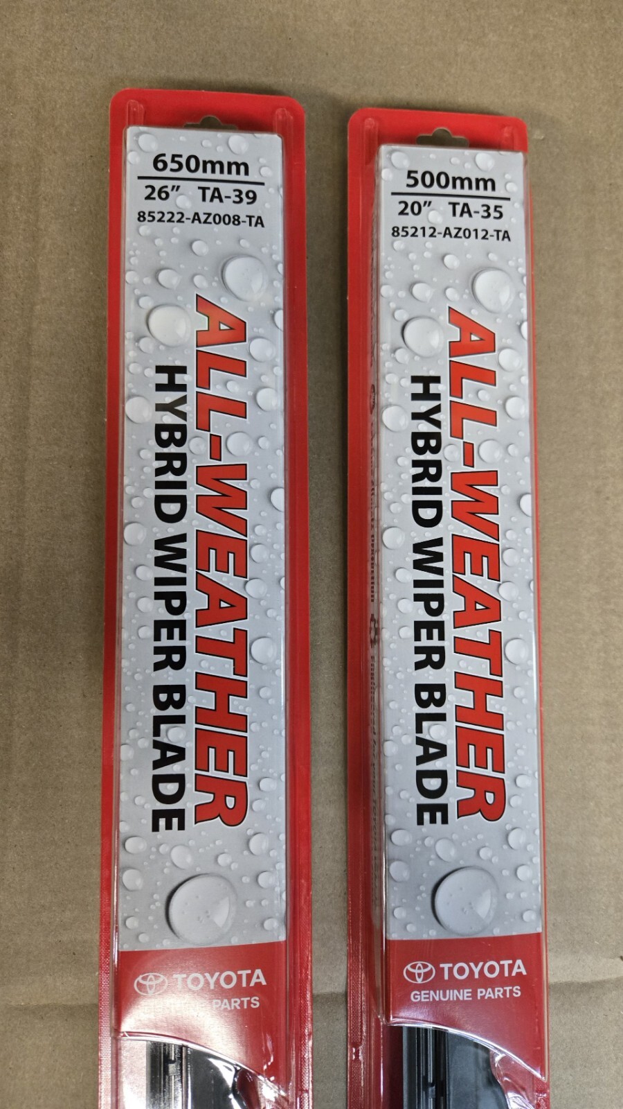 2018-2024 Toyota Camry Front Wiper Blade Set Genuine 8TA 12TA