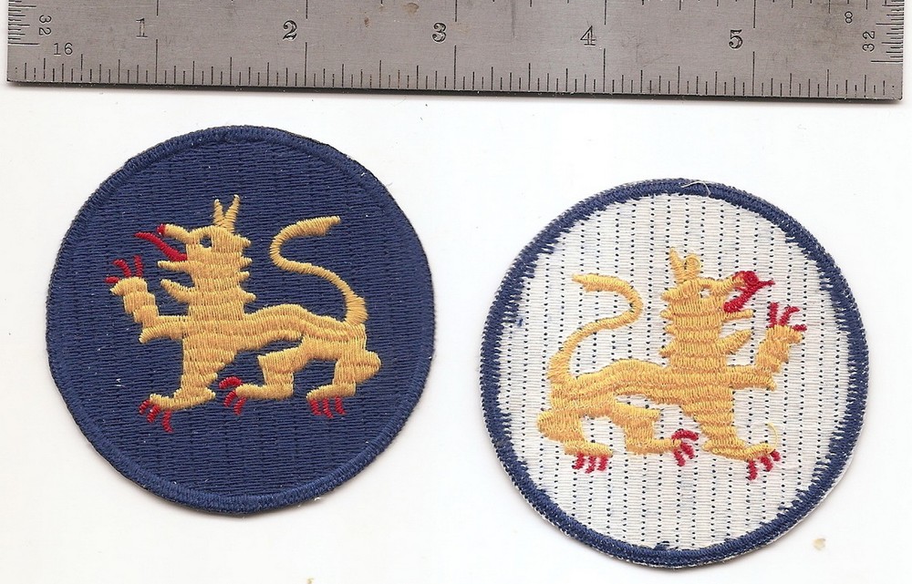 #121  US ARMY 157TH GHOST DIVISION  PATCH