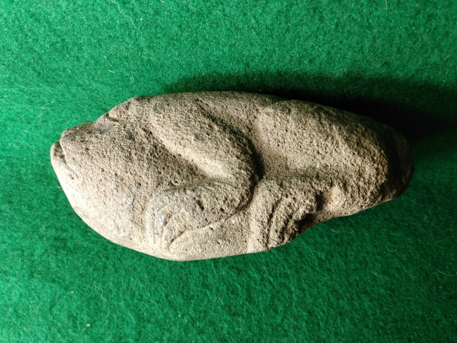 Tlingit Northwest Coast Stone Frog Form Tobacco Mortar