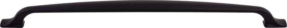 Top Knobs TK868BLK Torbay Pull 12" (c-c) Flat Black