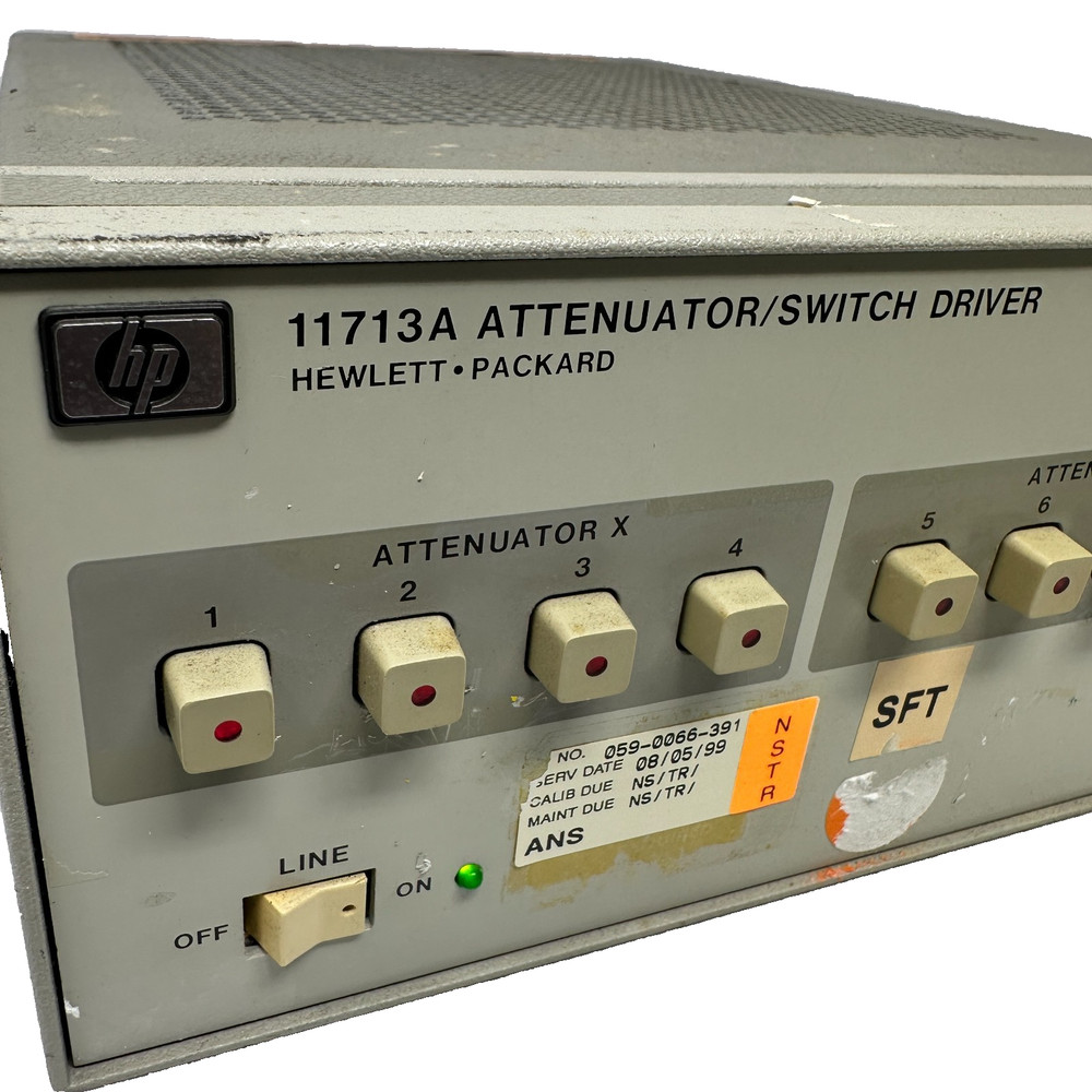 HP Hewlett Packard 11713A Attenuator Switch Driver HP-IB Interface