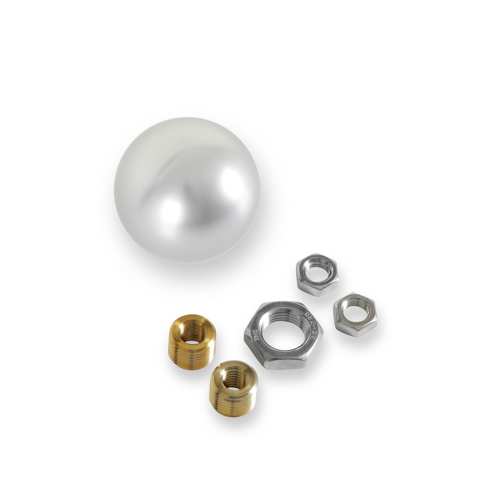 Hurst 163002HST Billet Shift Knob - No Shift Pattern - Silver